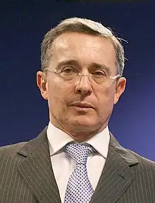 Álvaro Uribe 39.º (2002-2010)71 años