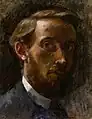 Autorretrato de Edouard Vuillard, 1889.