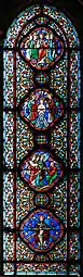 Absidiolo norte, vitral 3