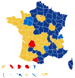 Resultados por departamento