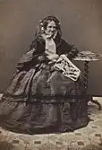 Fotografía de Carolina Augusta en 1873.