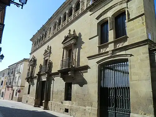 Palacio de Vela de los Cobos.