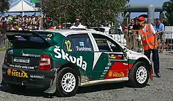 Škoda Fabia WRC en 2005.