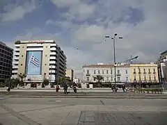 La plaza en la actualidad