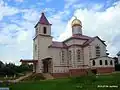 Fachada de la nueva iglesia ortodoxa