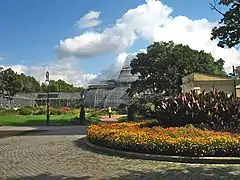 Plantaciones en el exterior.