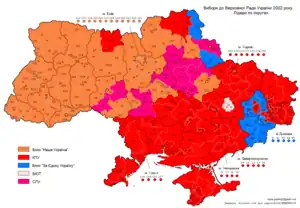 Elecciones parlamentarias de Ucrania de 2002