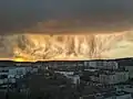 Virga en Sarátov (Rusia)