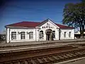 Estación del ferrocarril en Derjachí