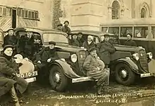 Taxis soviéticos GAZ M-1 en 1938