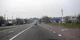 Carretera en Olénivka