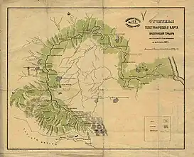 Mapa de la tundra de Vasiugán