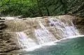 Otra pequeña cascada en el arroyo Kochkarskaya Shchel.