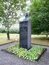 Monumento a Meléntieva en Petrozavodsk en la calle Meléntieva