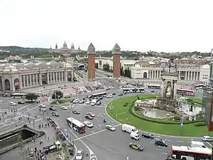 Panorámica desde la Plaza España.