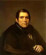 Retrato de Piotr Pletniov, 1836.