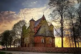 Iglesia fortificada de Synkovichi, Bielorrusia.