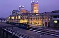 Vista de la estación desde los andenes