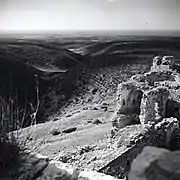 Vista desde la fortaleza en 1946.