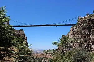 Vista desde abajo del puente