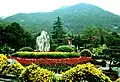 Una vista del Palacio de Huaqing, cerca de la piscina de Huaqing.