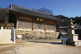 Daewungjeon en el templo de Sudeoksa.