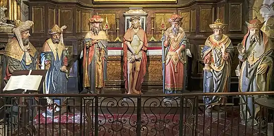 Jesús comparece ante el Sanedrín.