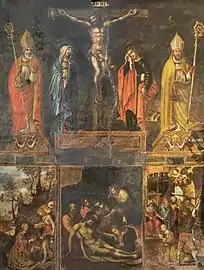 Pintura monumental de la capilla del Sacré-Cœur