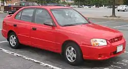 Hyundai Accent pre-reestilización de la segunda generación (LC)