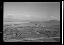 Vista aérea de la Ciudad Deportiva en 1962.