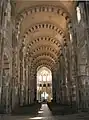 Basílica de Vézelay, construida en 1037 y reconstruida en 1138.