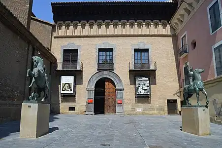 Entrada del Museo Pablo Gargallo, Zaragoza