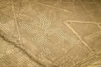 Geoglifo de la Araña en las Líneas de Nazca