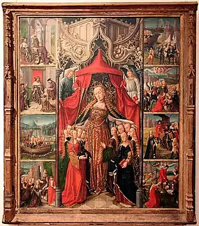 Légende de sainte Ursule et les onze mille Vierges  finales del siglo XV o inicios del XVI Autor desconocido