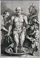 Grabado de Alexander Voet (II), a partir de una obra de Rubens.