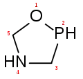 1,4,2-Oxazafosfolidina, no 1,4,2-Oxaazafosfolidina