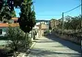 Vista parcial del caserío de Casas Altas (Valencia) desde la avenida de la Diputación