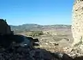 Vista del caserío de Santo Domingo de Moya (Cuenca), desde la iglesia de San Bartolomé.