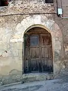 Detalle de arquitectura tradicional (vernacular) en Puebla de San Miguel (2009).