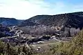 Vista septentrional de Tormón (Teruel), desde la carretera del Rodeno (2017).