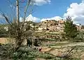 Vista parcial de Val de la Sabina, Ademuz (Valencia), desde la rambla.