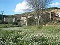 Vista parcial de Val de la Sabina, Ademuz (Valencia), desde la rambla.