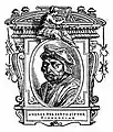 Grabado de Vasari para la segunda edición de las Vidas.