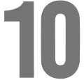 Logotipo provisional de 10 desde 2015 hasta 2016.