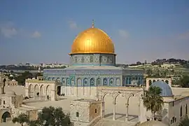 Cúpula de la Roca en Jerusalén.