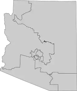 3.º distrito ubicada en Arizona