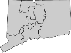 1.º distrito ubicada en Connecticut