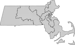 2.º distrito ubicada en Massachusetts