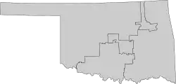 4.º distrito ubicada en Oklahoma