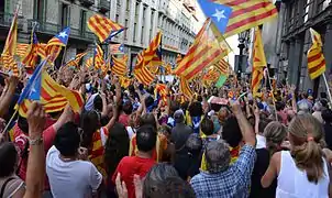 Manifestación "Catalunya, nou estat d'Europa" (2012)